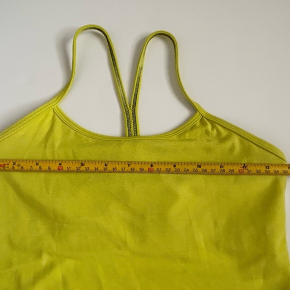 Lululemon Neón Yellow Tank Top Sz. 4 - Picture 6 of 7